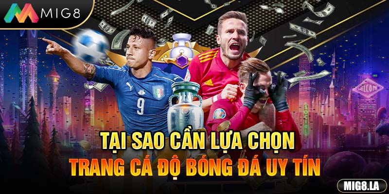 Tại sao cần lựa chọn trang cá độ bóng đá uy tín